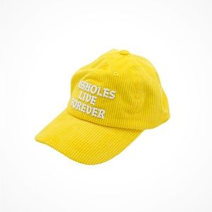 Linda Finegold yellow corduroy hat